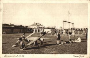 Balatonfüred-fürdő, Strandfürdő, játszótér (Rb)