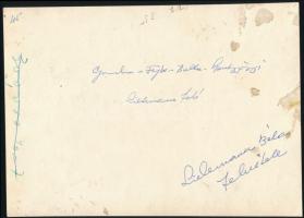 cca 1935 Szent-Györgyi Albert laboratóriumában Szegeden három színésznő kőrében (Gombaszögi Ella, Fe...