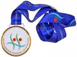 2006. "28. Úszó-Európa-Bajnokság / Szinkronúszás" jelzett Herendi porcelán díjérem (3x) ar...