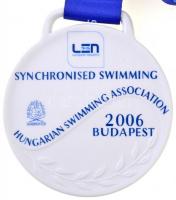 2006. "28. Úszó-Európa-Bajnokság / Szinkronúszás" jelzett Herendi porcelán díjérem (3x) ar...