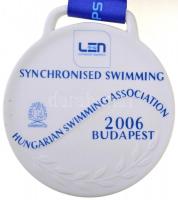 2006. "28. Úszó-Európa-Bajnokság / Szinkronúszás" jelzett Herendi porcelán díjérem (3x) ar...