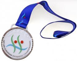 2006. "28. Úszó-Európa-Bajnokság / Szinkronúszás" jelzett Herendi porcelán díjérem (3x) ar...