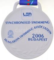 2006. "28. Úszó-Európa-Bajnokság / Szinkronúszás" jelzett Herendi porcelán díjérem (3x) ar...