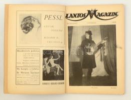 1929-30 A Lantos Magazin I. és II. évfolyamának 10. száma, érdekes képekkel illusztrált, dekoratív g...