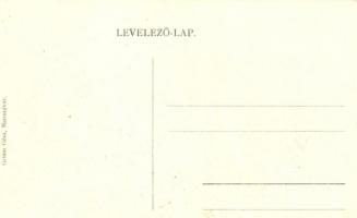 Marosújvár, Ocna Mures; Vasútállomás a Vasúti szállodával. Grünn Géza kiadása / railway station with...