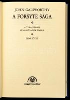 Galsworthy, John: A Forsyte saga. 1., 4. köt. Bp., 1970, Magyar Könyvklub. Kartonált papírkötésben, ...