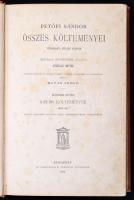 Petőfi Sándor összes költeményei. Összeáll.: Havas Adolf. 1-2. köt. Bp., 1892, Athenaeum. Gazdagon d...
