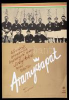 1982 Aranycsapat c. film plakátja, rendező Surányi András, 24x16 cm.