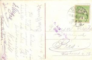 Eszék, Esseg, Osijek; Strossmayer utca lóvasúttal / Strossmayerova ulica / street view with omnibus