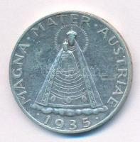 Ausztria 1935. 5Sch Ag "Madonna - Magna Mater Austriae" T:2 ph.  Austria 1935. 5 Schilling Ag "Madonna - Magna Mater Austriae" C:XF edge error Krause KM#2853