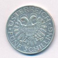 Ausztria 1935. 5Sch Ag "Madonna - Magna Mater Austriae" T:2 ph. 
Austria 1935. 5 Schillin...