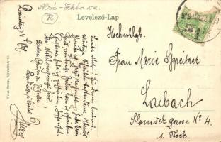 1928 Gyulafehérvár, Alba Iulia; Napi piac, Hungária szálloda, Párizsi Nagy Áruház, Gruninger Gy. üzl...