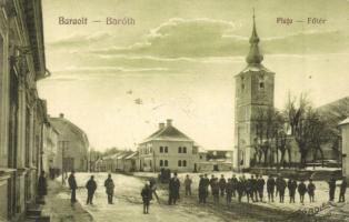 Barót, Baraolt; Fő tér. Foto Adler / Piata / main square