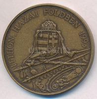 Bognár György (1944-) 1993. "Vitéz Nagybányai Horthy Miklós / Itthon hazai földben" Br eml...