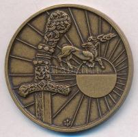 1993. "Atilla Isten Kardja Ősbemutató 1993. Aug. 20." bronzozott Cu emlékérem műanyag tokb...