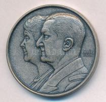 Berán Lajos (1882-1943) 1993. "Kenderes 1993. szeptember 4." ezüstözött fém emlékérem (40m...