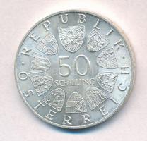 Ausztria 1965. 50Sch Ag "600 éves a Bécsi Egyetem" T:1- kis ph.
Austria 1965. 50 Schillin...