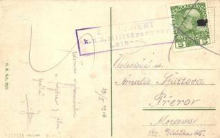 Nabrezina, Nabresina; street view with church