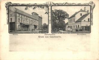 Czechowice, Czechowitz; Mühle, Wohnhaus / mill, Villa, Art Nouveau. Rob. Krischke