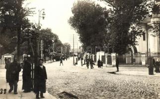 1917 Chelm, Cholm; Ulica Lublin / street view with  Orthodox church, Jewish vendors, Judaica, photo