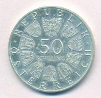 Ausztria 1972. 50Sch Ag "350 éve a Salzburgi Egyetem" T:1- 
Austria 1972. 50 Schilling Ag...
