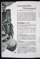 cca 1920-1940 Rolleiflex katalógus, német nyelven, 32 p