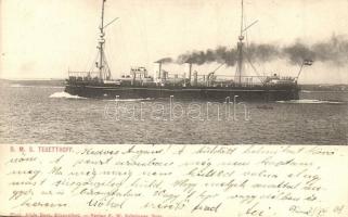 SMS Tegetthoff a K. u. k. haditengerészet Tegetthoff-osztályú csatahajója / K.u.K. Kriegsmarine, SMS Tegetthoff. Phot. Alois Beer (EK)