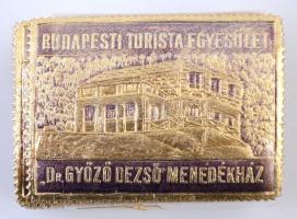 1936 Budapesti Turista egyesület Dr. Győző Dezső menedékház 100 db bélyeg lila-arany papíron