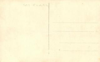 SMS Radetzky Osztrák-Magyar Monarchia Radetzky-osztályú pre-dreadnought (sorhajó) csatahajója, oldal...