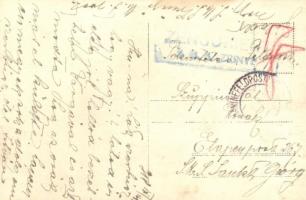 1925 Augusztus 20-i Zrínyi csoport találkozó emlékképe, matrózok tablóképével, SMS Zrínyi csatahajó ...