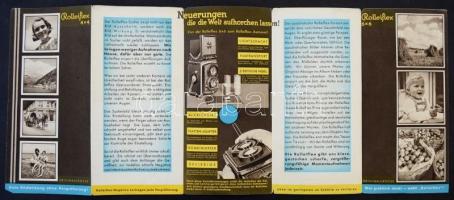 cca 1920-1940 Rolleiflex brosúra, Hallo! Wir fotographieren mit der Rolleiflex!, Braunschweig, Frank...
