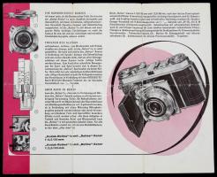 cca 1920-1940 Kodak Retina Ia, német nyelven, kissé viseltes állapotban, 20x8 cm