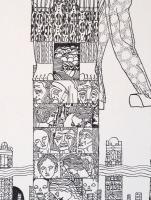 Kozma Lajos (1884-1948): Álom, cinkográfia, papír, jelzett a cinkográfián, 21×18 cm