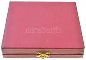 Borsos Miklós (1906-1990) DN "Liszt Ferenc Társaság 1893"  Br plakett eredeti dísztokban (...