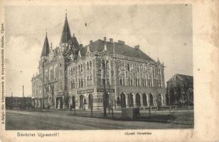 Budapest IV. Újpest, Városháza, Tóth és Társa műasztalosok bútorcsarnoka, Máté Ambrus vendéglője, Salgó-féle könyvnyomda kiadása (fl)