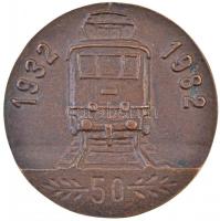 1982. "Kandó Kálmán 1869-1931 / 1932-1982 - 50" kétoldalas emlékérem a magyar villamos von...