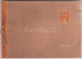 cca 1910 Prága, képes leporelló, 10 képpel / Prague, leporello with 10 pictures