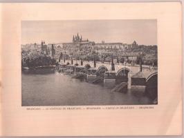 cca 1910 Prága, képes leporelló, 10 képpel / Prague, leporello with 10 pictures