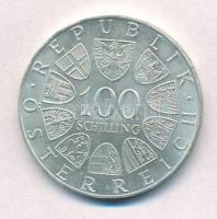 Ausztria 1977. 100Sch Ag "1200 éves a Kremsmünsteri apátság" T:1- kis ph.
Austria 1977. 1...