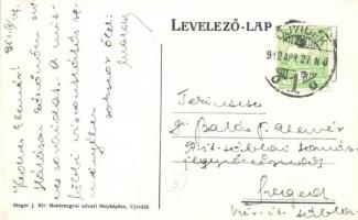 Újvidék, Novi Sad; Városi artézi fürdő, villamos. Singer J. kiadása / spa, tram