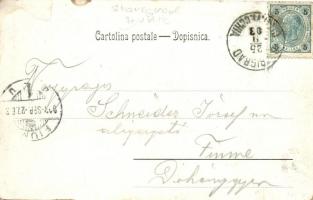 Stari Grad, Stara Obala, Cittavecchia; Halpiac, D. Fabris üzlete / Ribarnica / fish market, shop (fl...