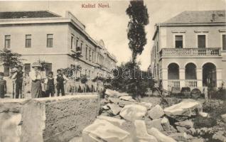 Kastel Novi, utcakép / street view