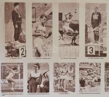 cca 1960 "Budapesti randevúk", Országos Testnevelési Napok plakát, 2 db, 57,5×81 cm