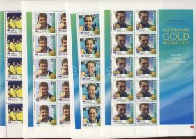 Sydney, Olympics Medal Winners mini-sheet set Sydney, olimpiai aranyérmesek kisívsor