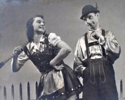 cca 1920-1930 2 Kordys, Angelo (1894-1974) foto, Budapest, nagyméretű fotó, 23x17 cm