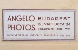 cca 1920-1930 2 Kordys, Angelo (1894-1974) foto, Budapest, nagyméretű fotó, 23x17 cm