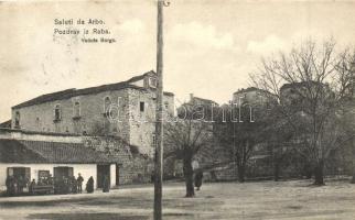 Rab, Arbe; Veduta Borgo /castle, shop