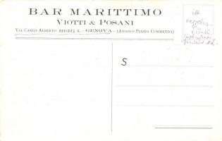 Genova, Genoa; Viotti & Posani's Bar Maittimo