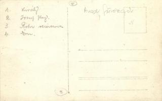 Arad, IV. Károly látogatás a fűrészgyárban József főherceggel és Rohr vezérezredessel a képen / Char...