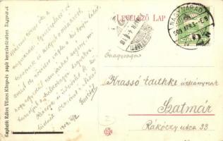 Nagyvárad, Oradea; Fekete Sas Nagyszálloda, villamosok. Kapható Rákos Vilmosnál / hotel, trams